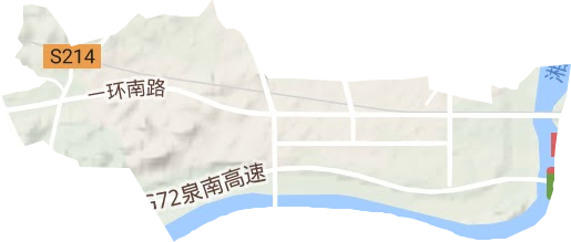 白沙洲工業園地形圖