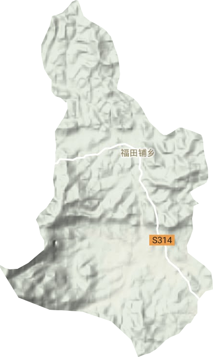 福田鄉地形圖