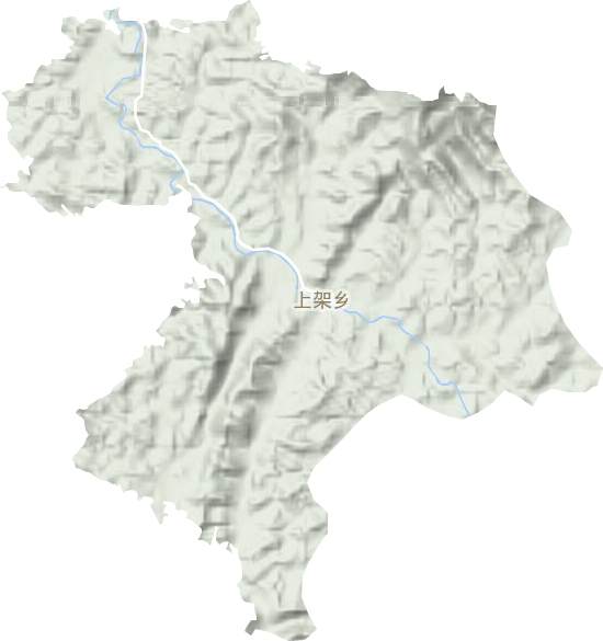 上架鄉地形圖