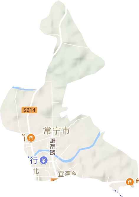 宜陽(yáng)街道地形圖