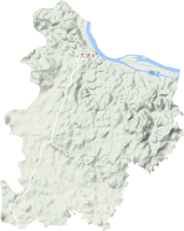 大堡鄉地形圖
