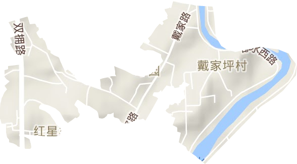 翠園街道地形圖