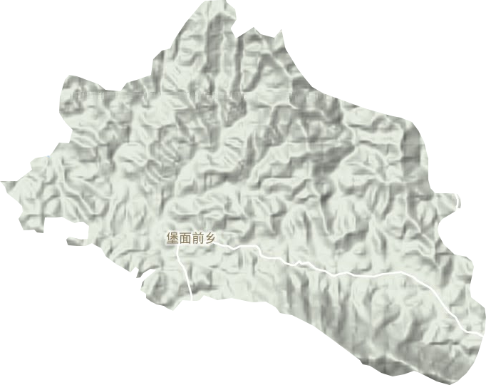 堡面前鄉地形圖