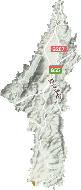 寸石鎮地形圖