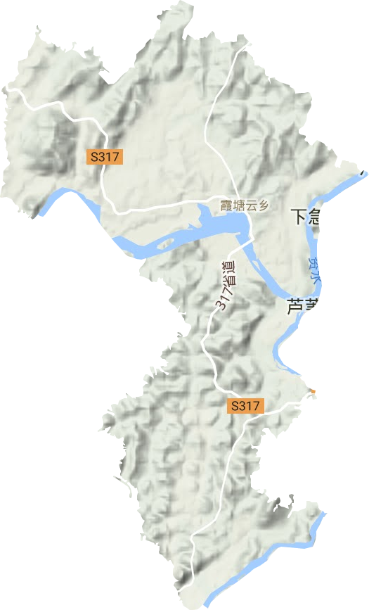 霞塘云鄉地形圖