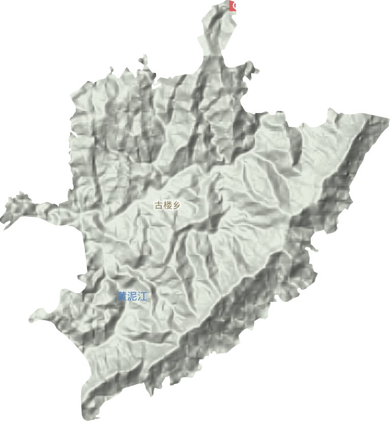 古樓鄉地形圖
