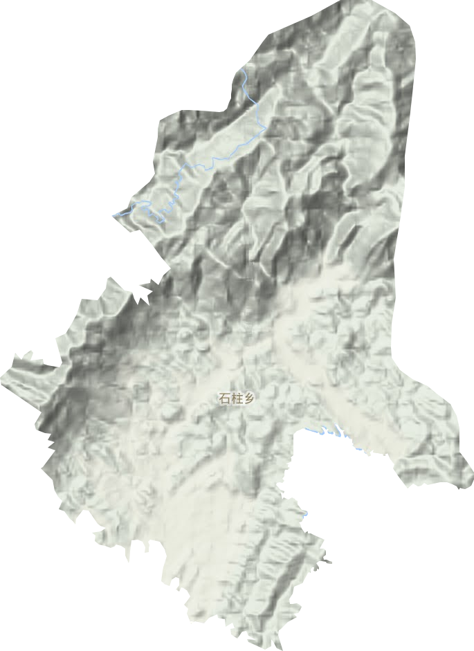 石柱鄉地形圖