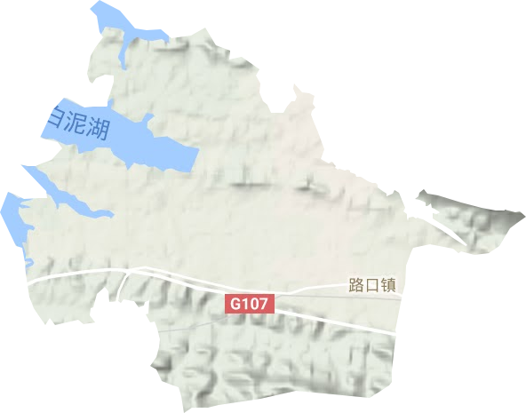路口鎮(zhèn)地形圖