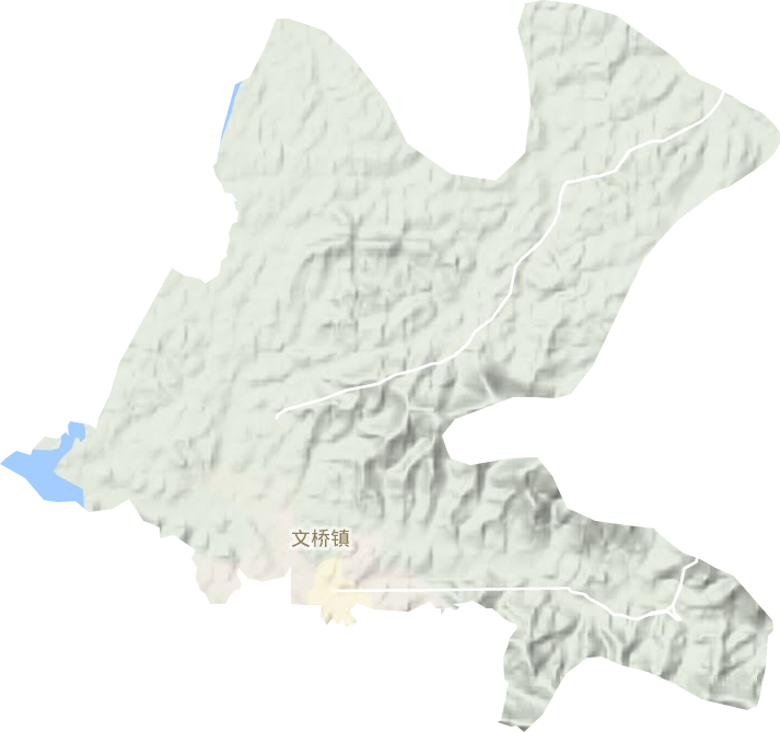 文橋鎮地形圖