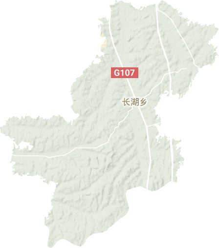 長(zhǎng)湖鄉(xiāng)地形圖