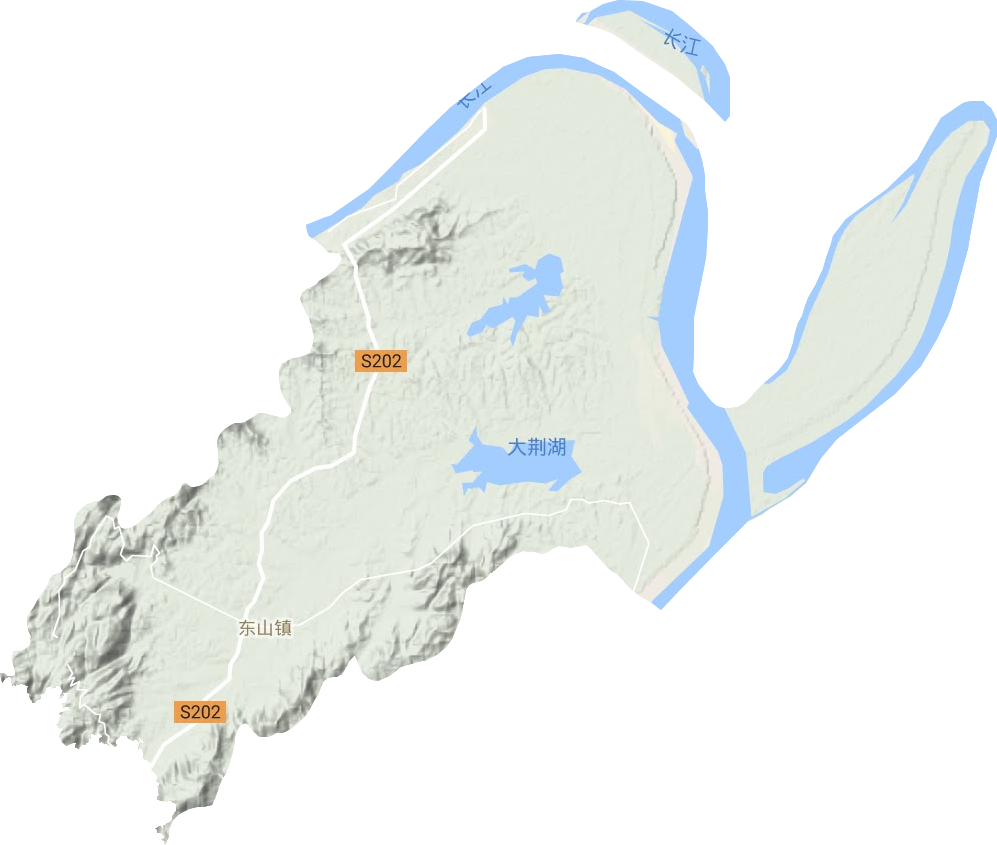東山鎮地形圖