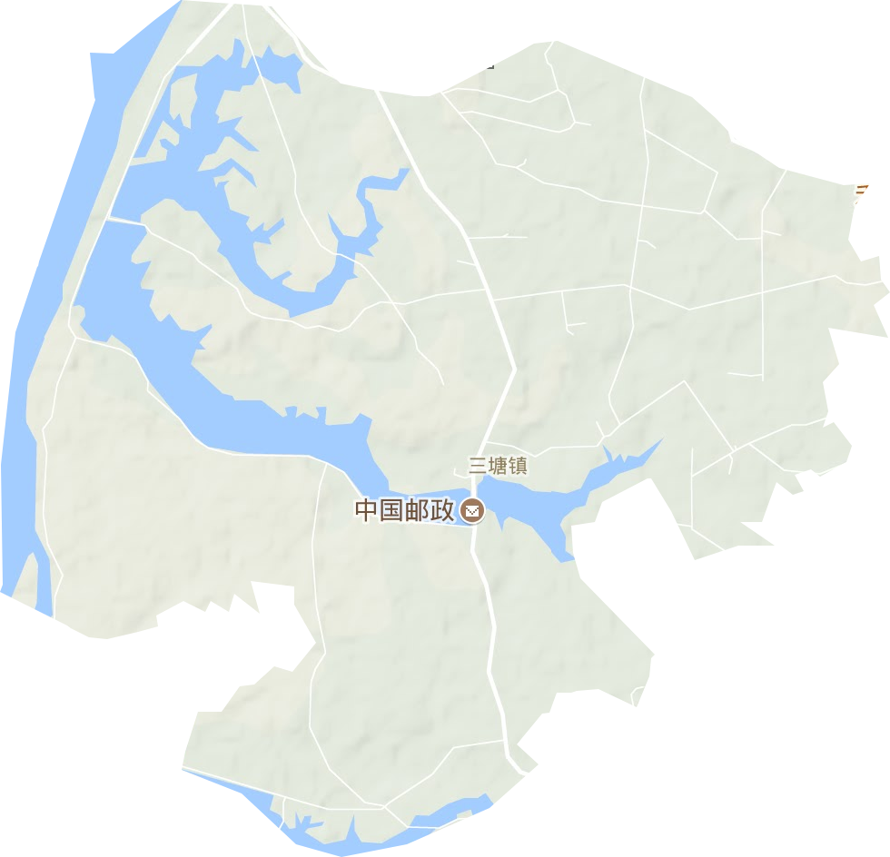三塘鎮地形圖