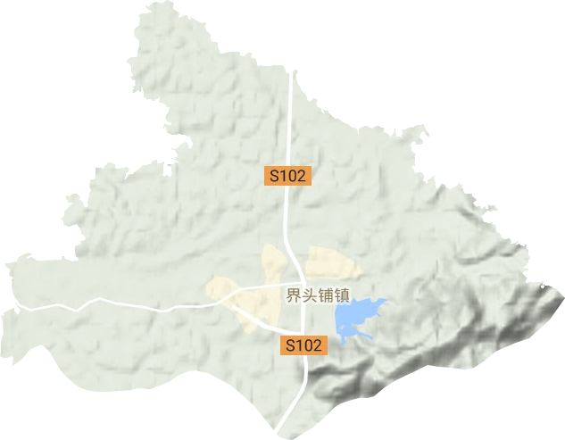 金龍鎮(zhèn)地形圖