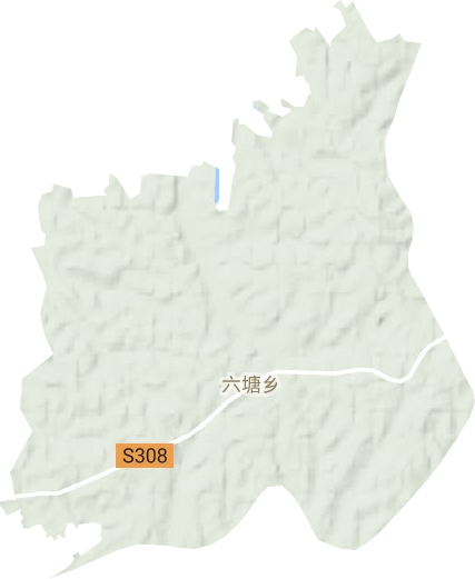 六塘鄉(xiāng)地形圖