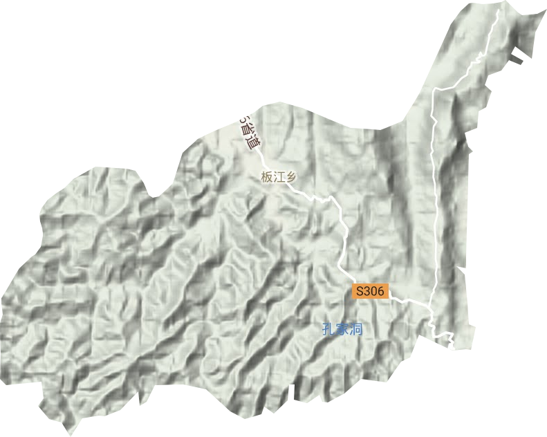 板江鄉地形圖
