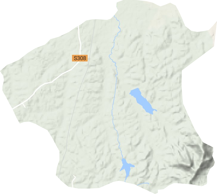 古培鎮(zhèn)地形圖
