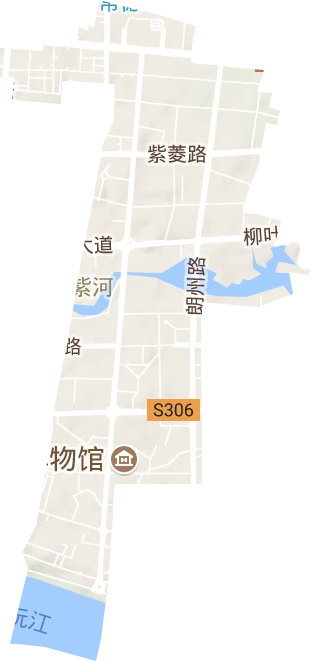 城西街道地形圖