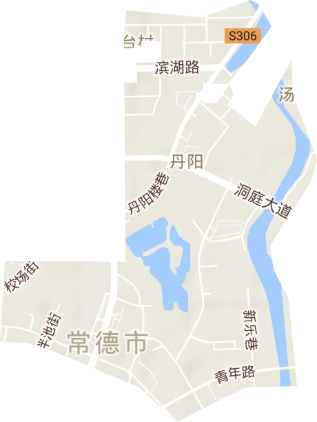 城北街道地形圖