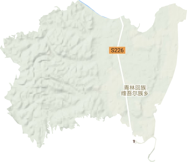 青林鄉(xiāng)地形圖