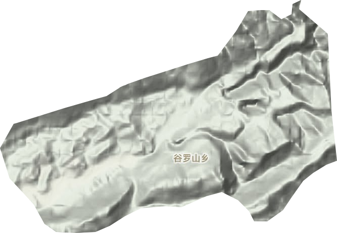 谷羅山鄉地形圖