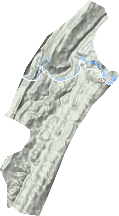 打鼓泉鄉地形圖