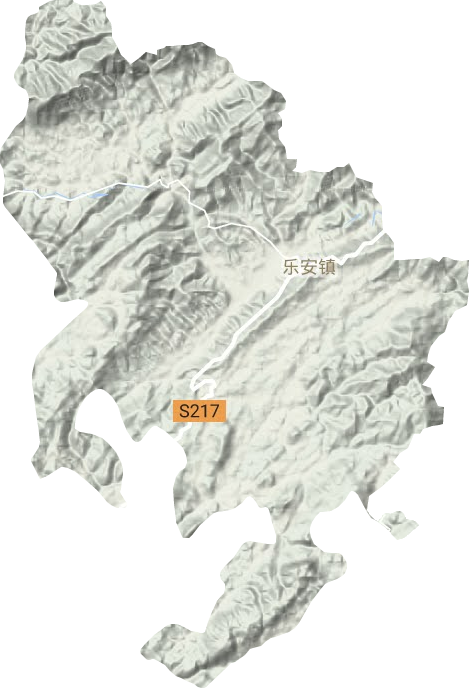 樂安鎮地形圖