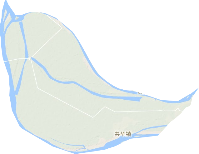 共華鎮地形圖