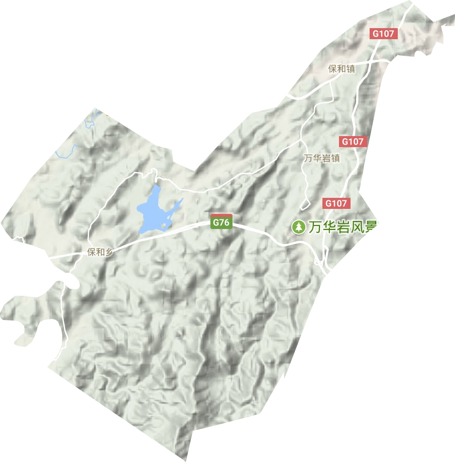 保和鎮地形圖