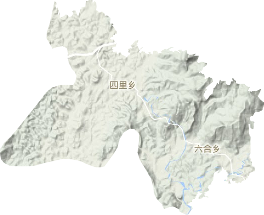 四里鎮地形圖
