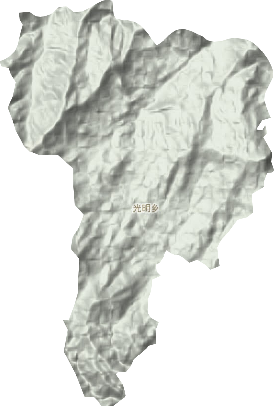 光明鄉地形圖
