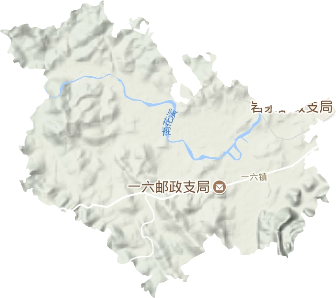 一六鎮地形圖