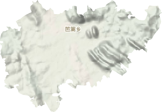 笆籬鄉(xiāng)地形圖