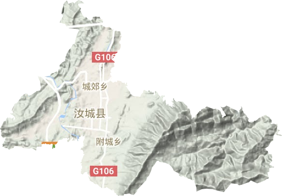 盧陽鎮地形圖