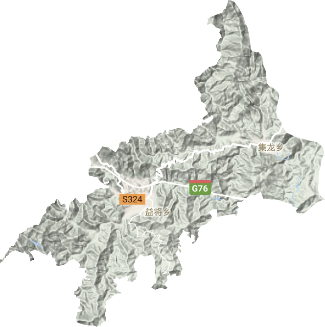 集益鄉(xiāng)地形圖