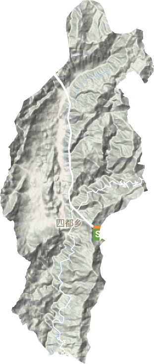 四都鎮地形圖