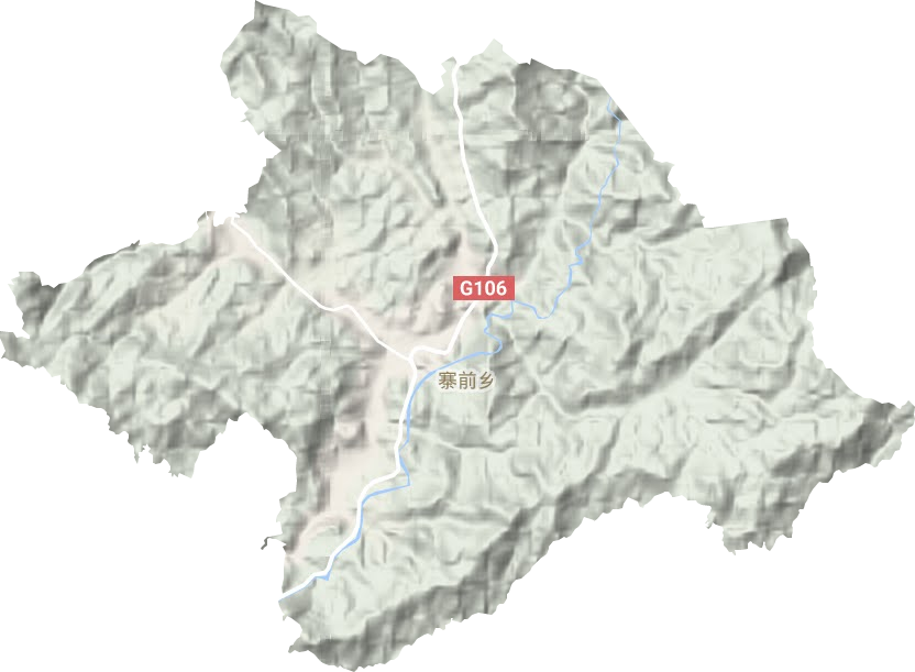寨前鎮地形圖