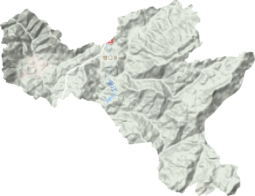 增口鄉地形圖
