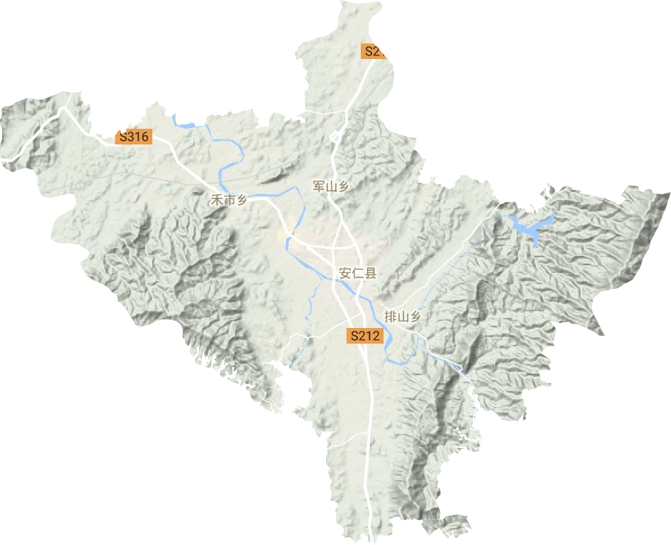 永樂江鎮地形圖