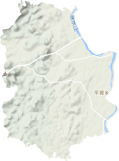 平背鄉地形圖