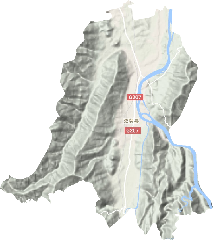 瀧泊鎮地形圖