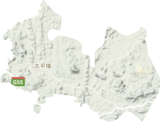 太平鎮地形圖