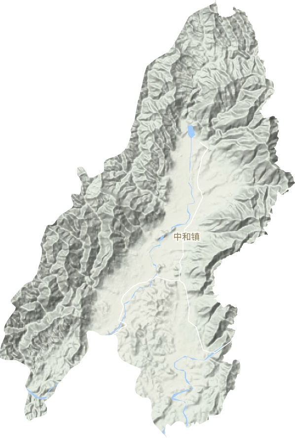 中和鎮地形圖