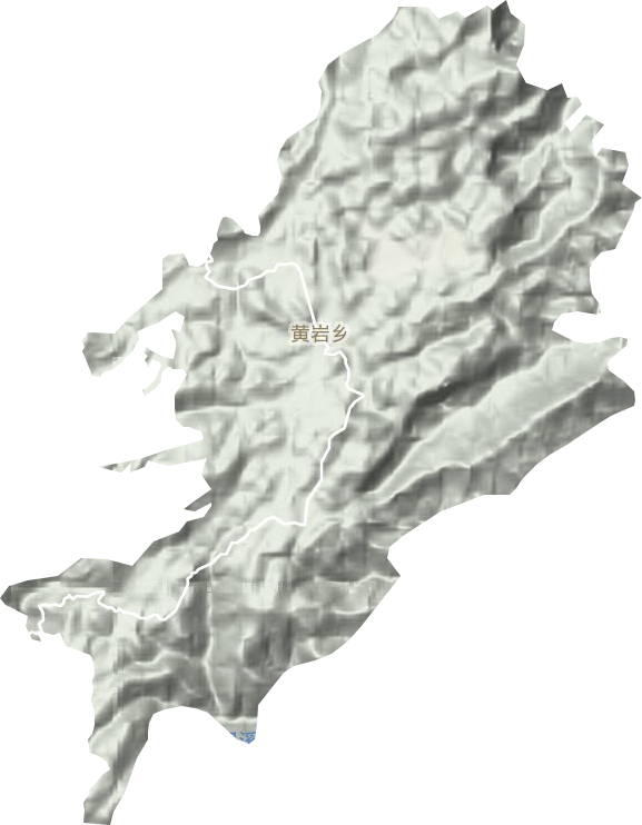 黃巖旅游度假區地形圖