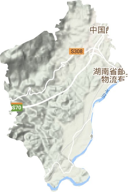 仲夏鄉地形圖