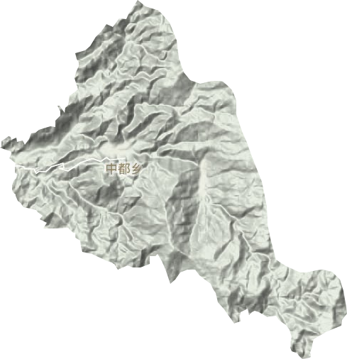 中都鄉(xiāng)地形圖