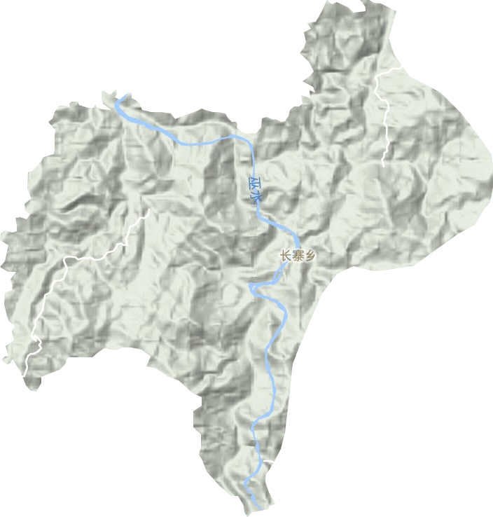 長寨鄉地形圖
