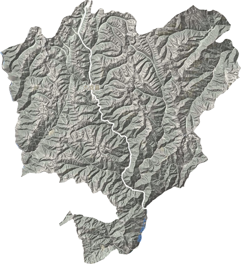 九龍縣地形圖