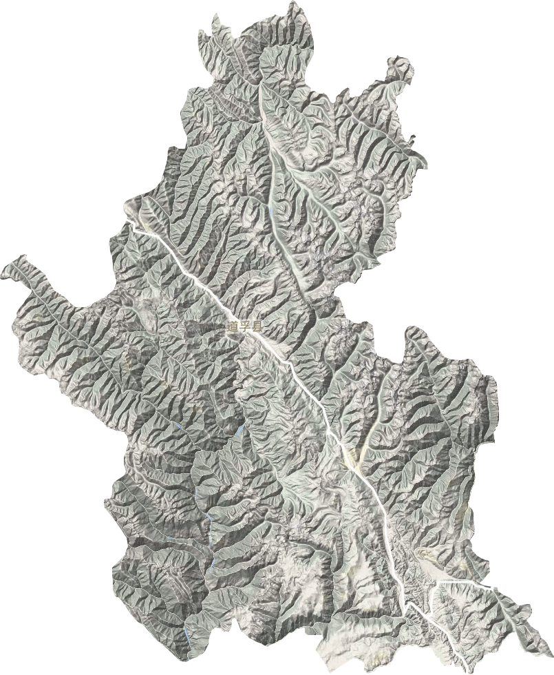 道孚縣地形圖