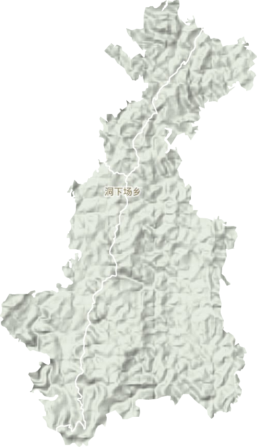 洞下場鄉地形圖