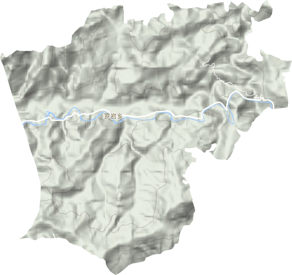 羅巖鄉地形圖